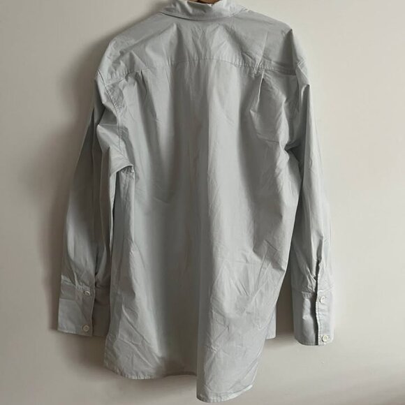 James street co Margot blue Button up Medium - NEW - Picture 4 of 5